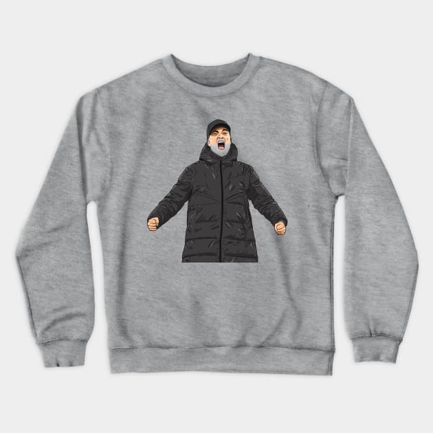 Jürgen Klopp without glasses Crewneck Sweatshirt by Ades_194